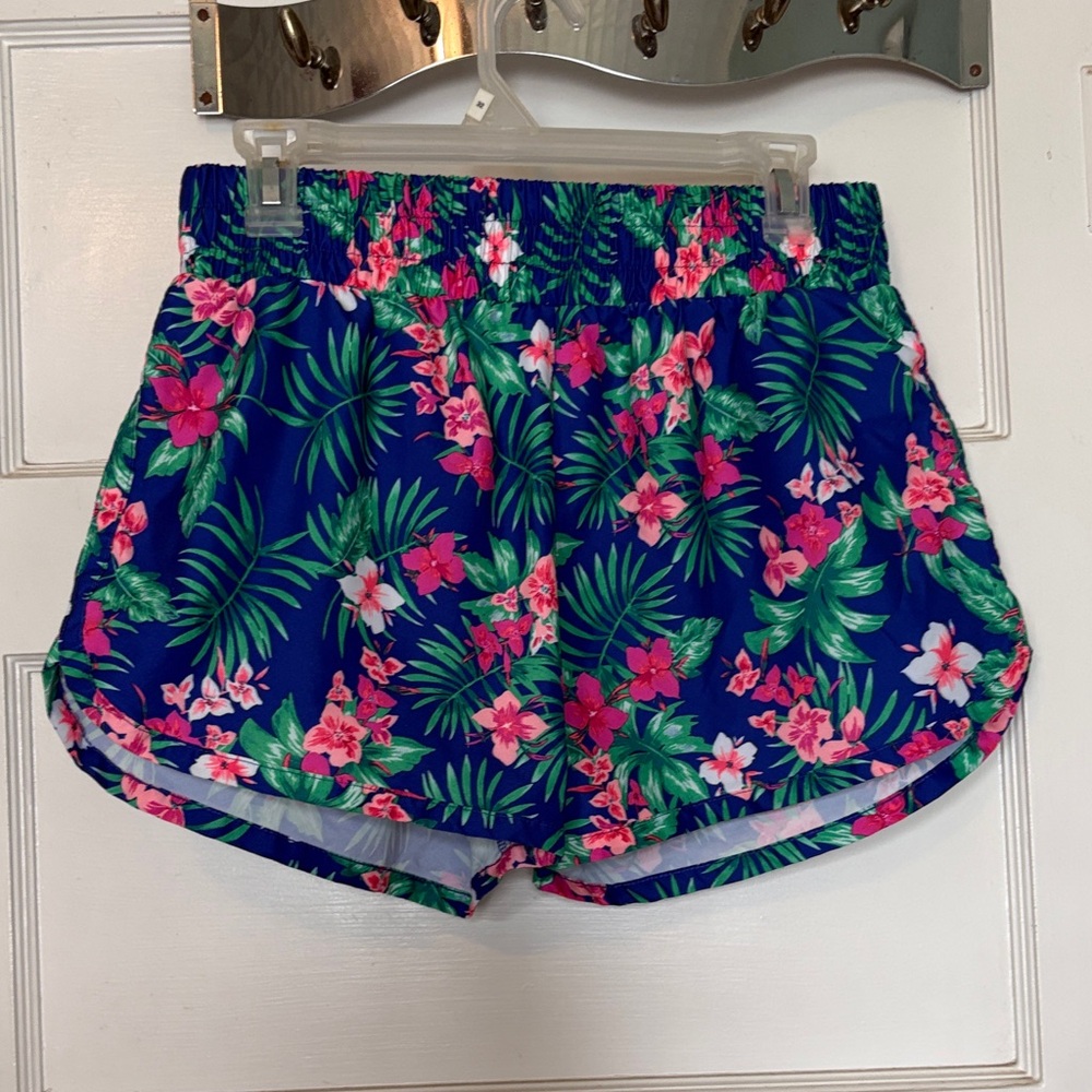 Sugar & Jade Girl’s Floral Elastic Waist Shorts Size XL